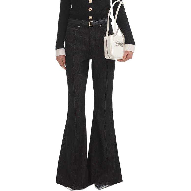 Self-portrait Self portrait Jeans Women's Classic Black