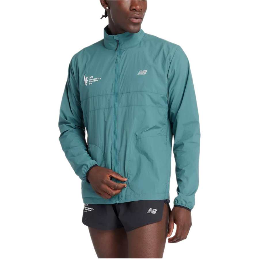 New Balance New Balance NYC Marathon Athletics Jacket Men's New Spruce