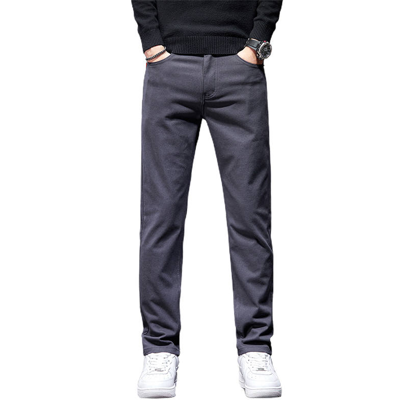 BALENO Jeans Men's Dark Gray Moderate Straight Fit Pants