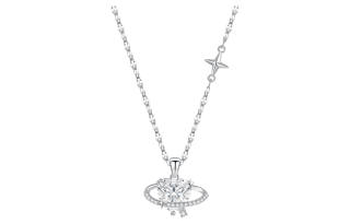 ZEGL Synthetic Cubic Zirconia Copper Necklaces Women's