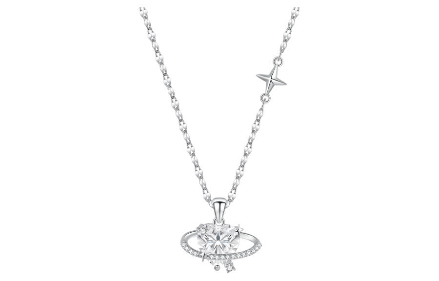 ZEGL Synthetic Cubic Zirconia Copper Necklaces Women's