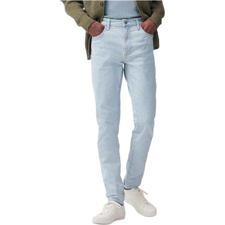 UNIQLO Jeans Men's Sky Blue Moderate Straight Fit Pants