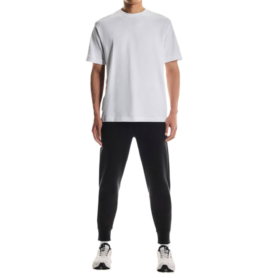 On On Knitted Sweatpants Men's Black Moderate Cuffed Pants