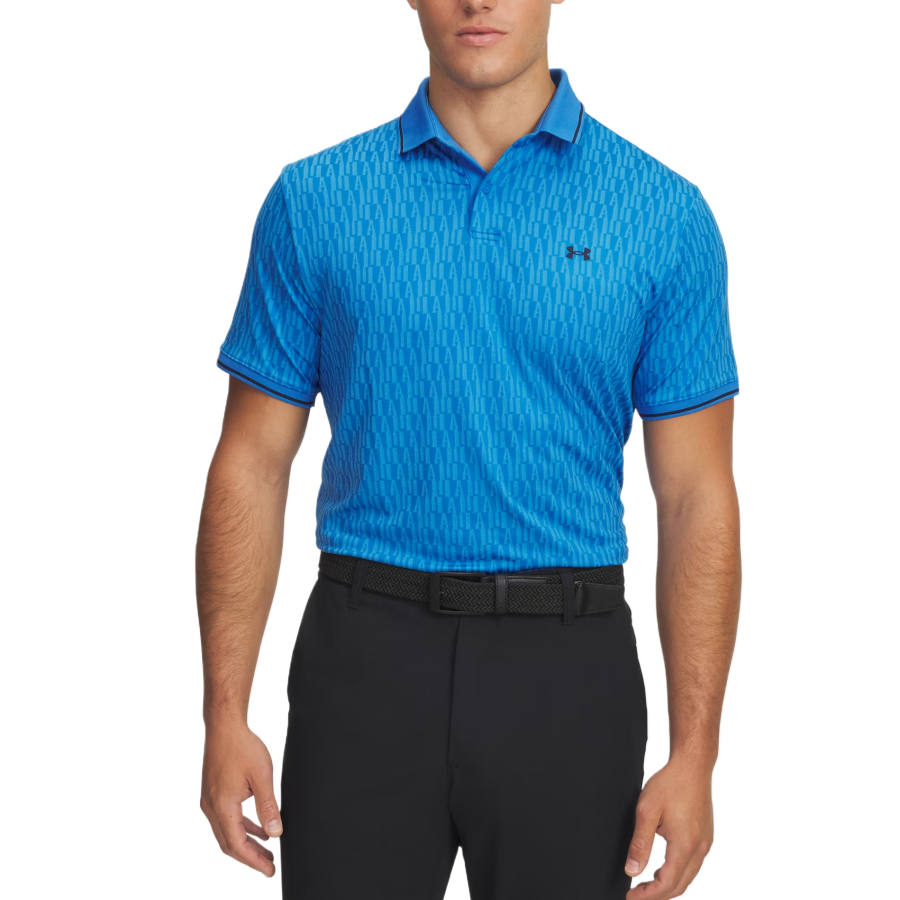 Under Armour Polo Shirts Men's Blue Polo Collar Moderate Other