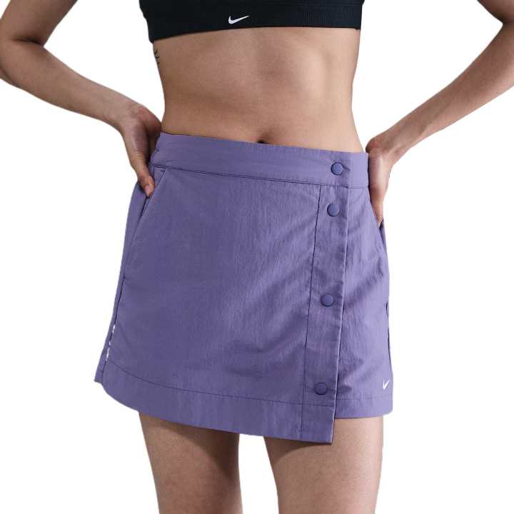 Nike Nike Sportswear Essentials Swoosh Casual Shorts Women's Purple