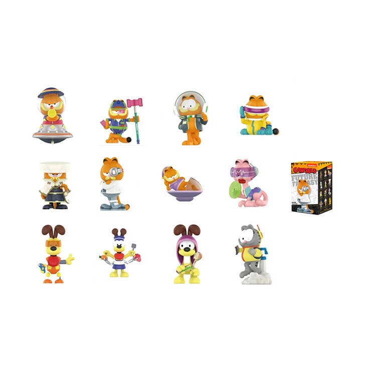 POP MART POP MART Garfield Future Fantasy Collection Mystery Boxes Single Mystery Box/2 Mystery Boxes