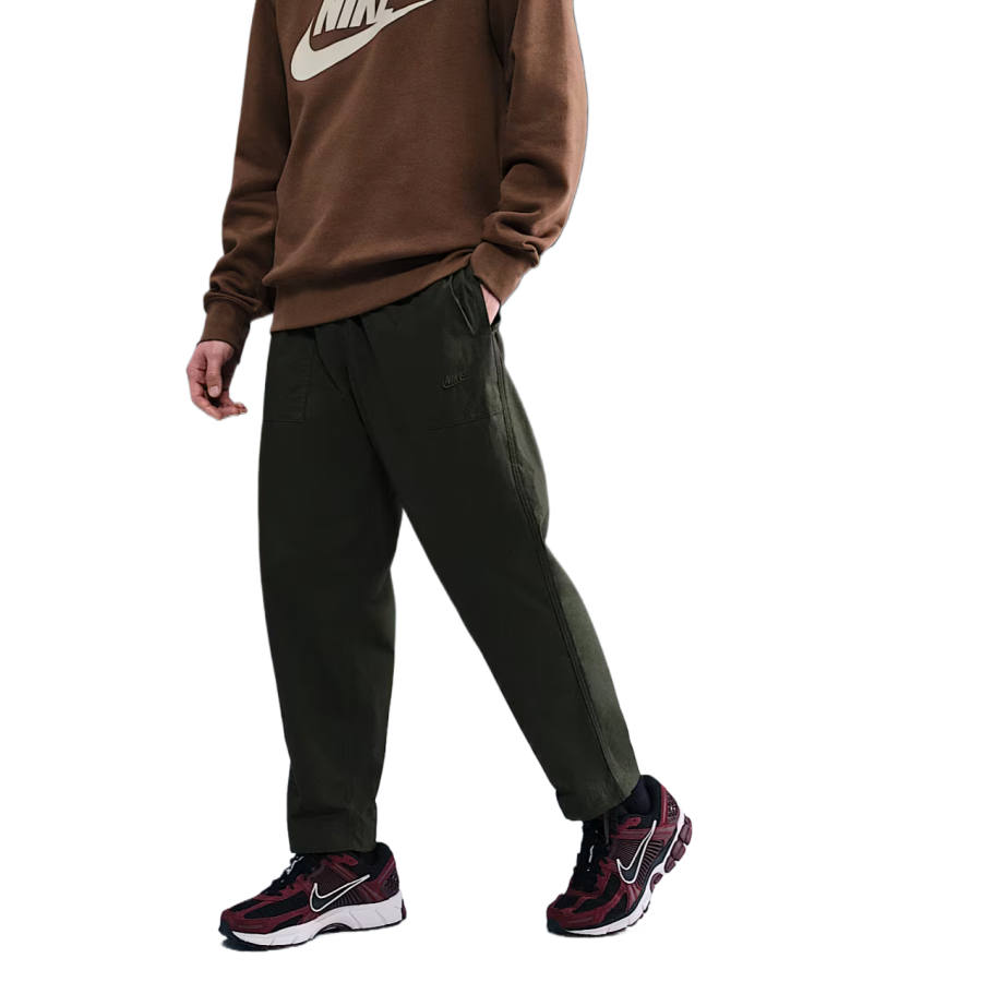 Nike Nike Club Casual Pants Men's Green Moderate Straight Fit Pants
