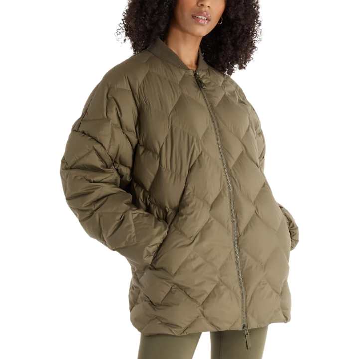 New Balance New Balance Pinnacle Bomber Down Jacket Women's Dark Color Moss