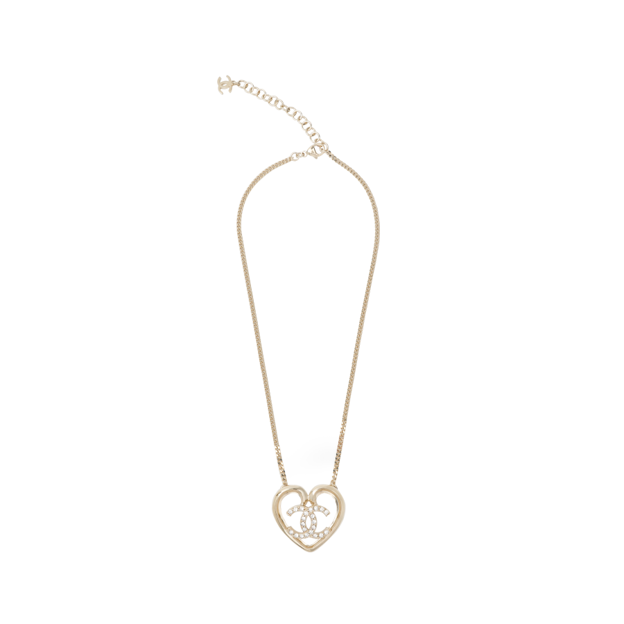 CHANEL Double C Metal Necklaces Women's