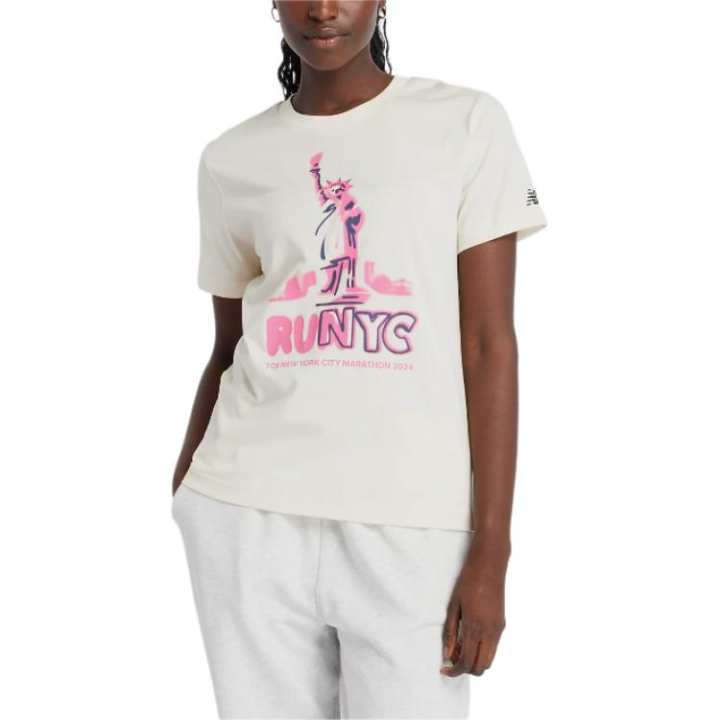 New Balance New Balance NYC Marathon Graphic Regular T Shirt Women's White