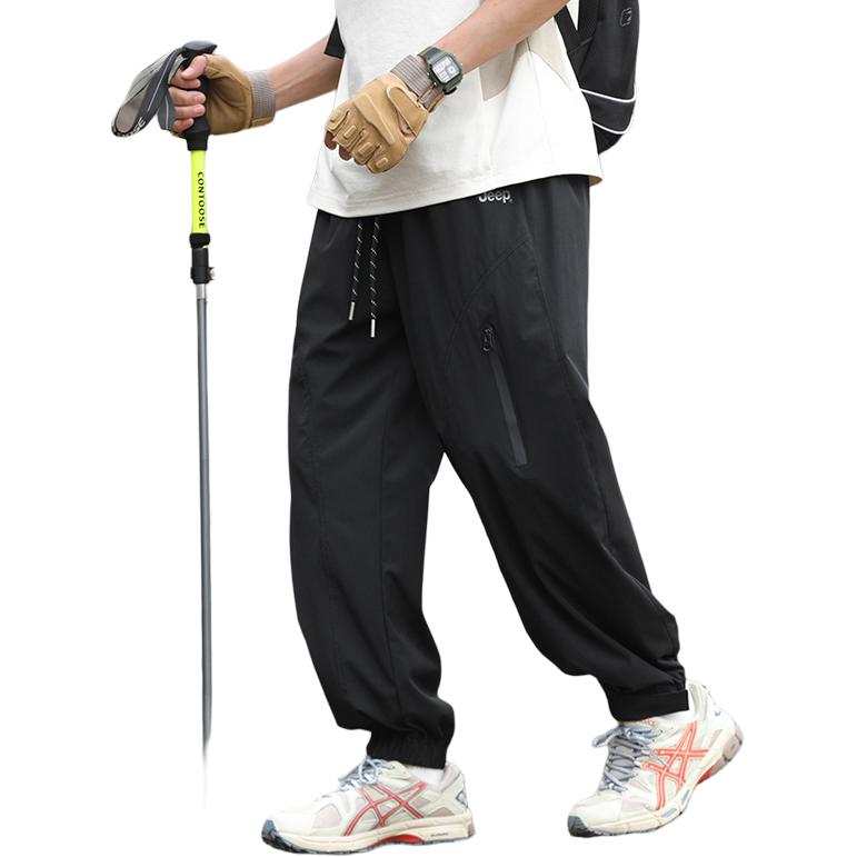 Jeep Fashion Sports Collection Windbreaker Pants Unisex