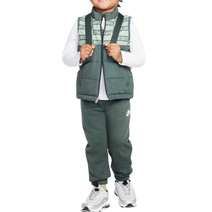Nike Nike Casual Sportswear White Green Children Aged 3 7 Years Old