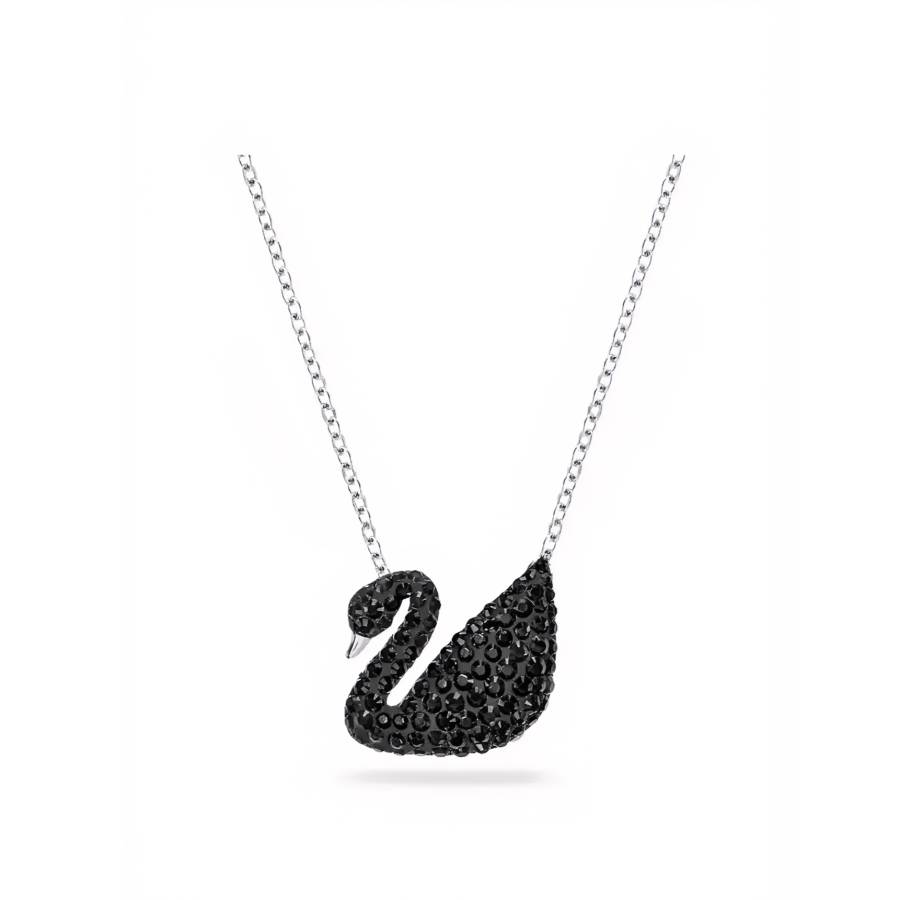 Swarovski swan pendant necklace