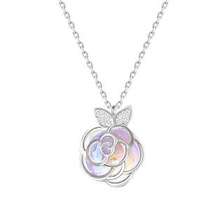 LUCKY ZHY 925 Sterling Silver Necklaces Women's