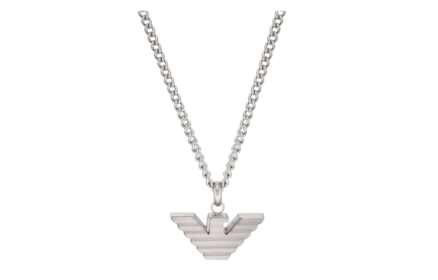 EMPORIO ARMANI Stainless Steel Necklaces Men's Silver