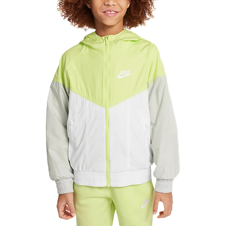 Nike Nike Jacket Sportswear Windrunner Stain Repel Lemon Yellow/White/Photon Gray