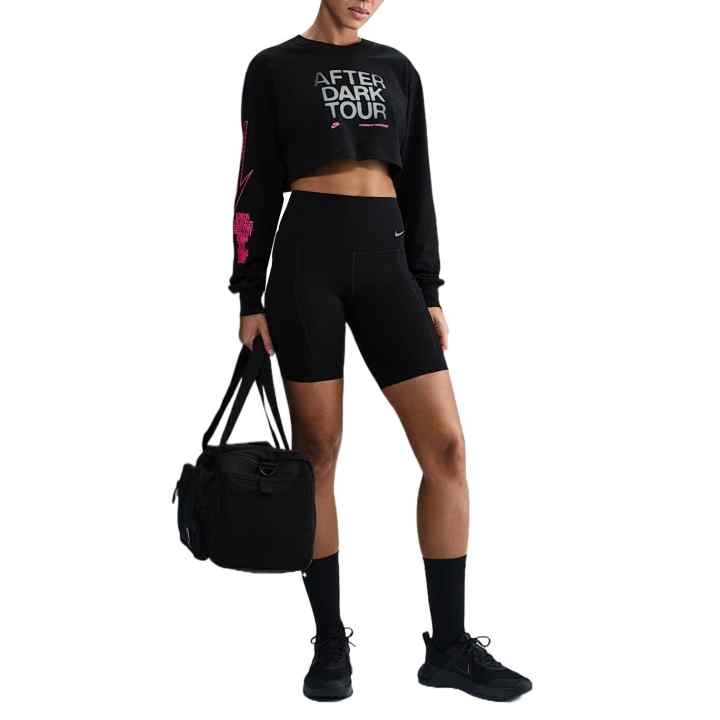 Nike Nike After Dark Tour Women's Oversized Long-Sleeve Cropped T-Shirt