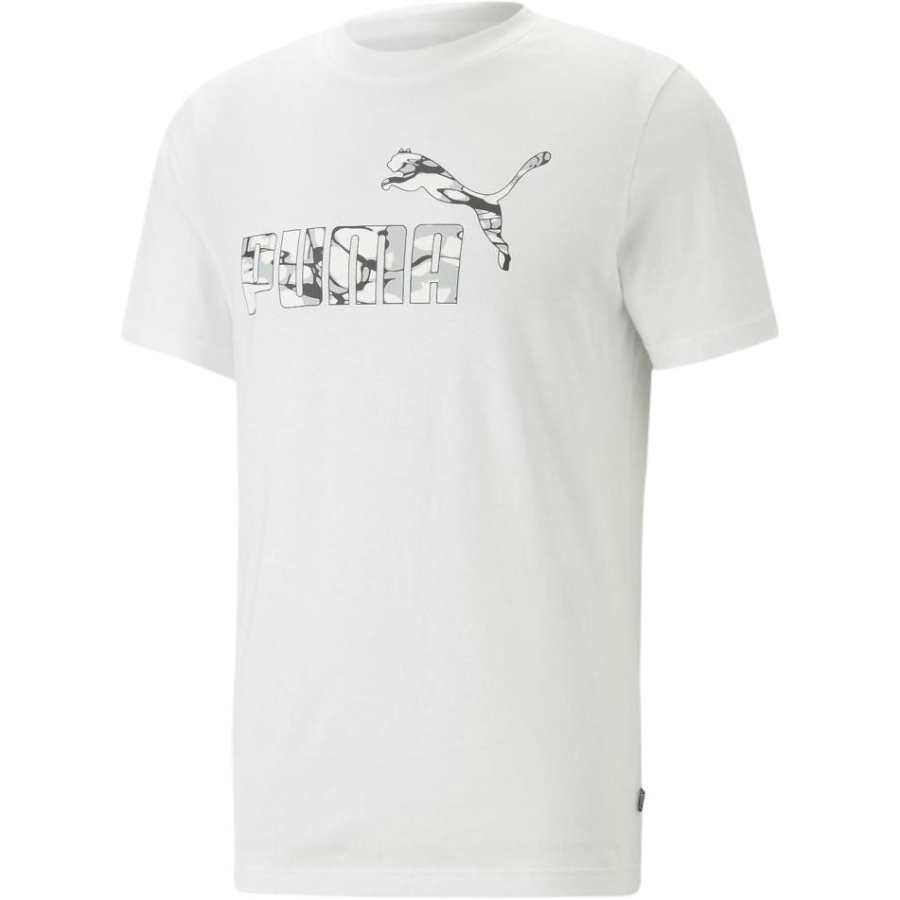 PUMA Summer Splash Graphic Tee T Shirt Men's White