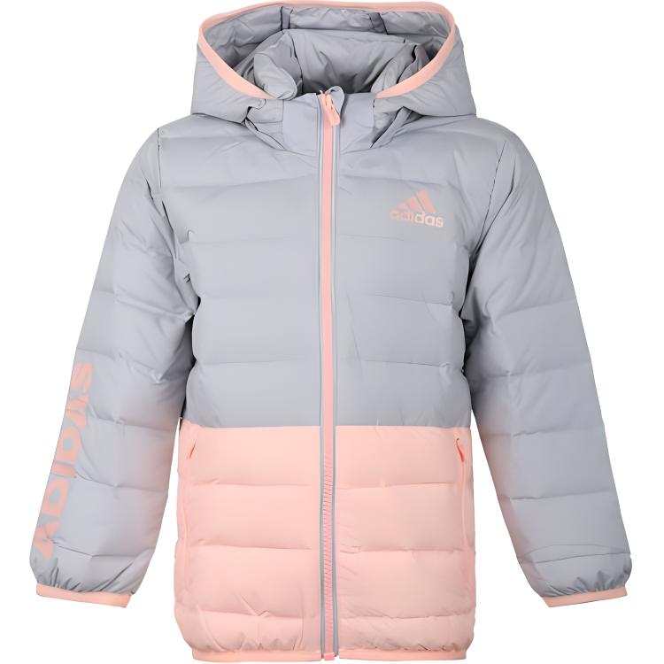 Adidas Adidas Down Jacket LK J LT DOWN JK Gray Children Aged 3 7 Years Old