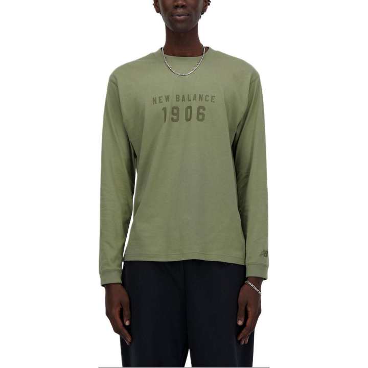 New Balance New Balance T Shirt Men's Black Olive Stone