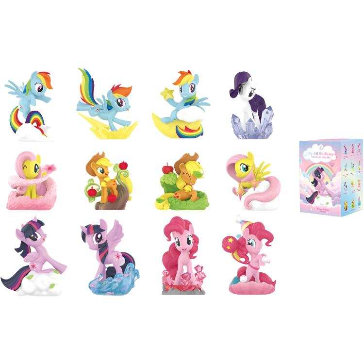 POP MART My Little Pony, Natural Collection Purple Mystery Boxes Single Mystery Box/Whole Box 12 Pcs