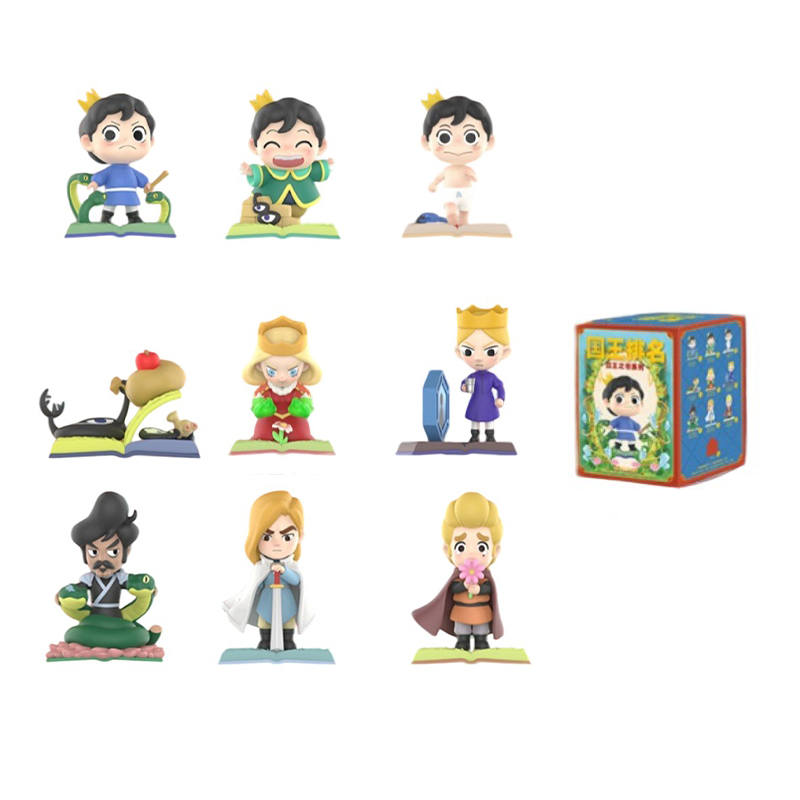 POP MART Bogi, Daida, Kakuk King's Book Collection Mystery Boxes Single Mystery Box/Full Box 9 Pcs