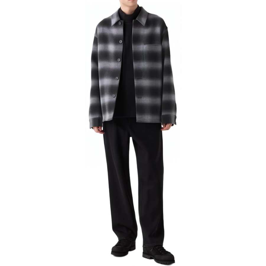 UNIQLO Jackets & Coats Unisex Lead Gray