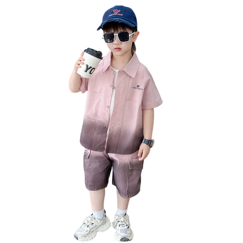 Lanza Kids Casual Sportswear Shirt Collar Moderate