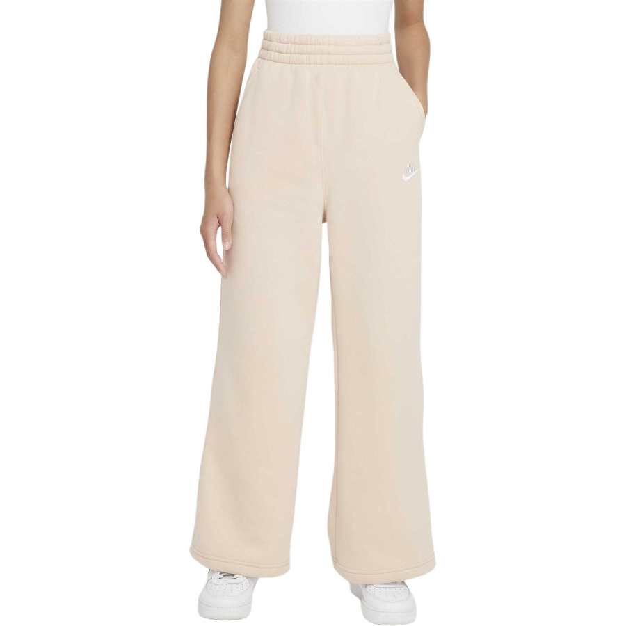 Nike Nike Knitted Sweatpants Sportswear Club Sand Pile / Sand Pile / White Teenagers