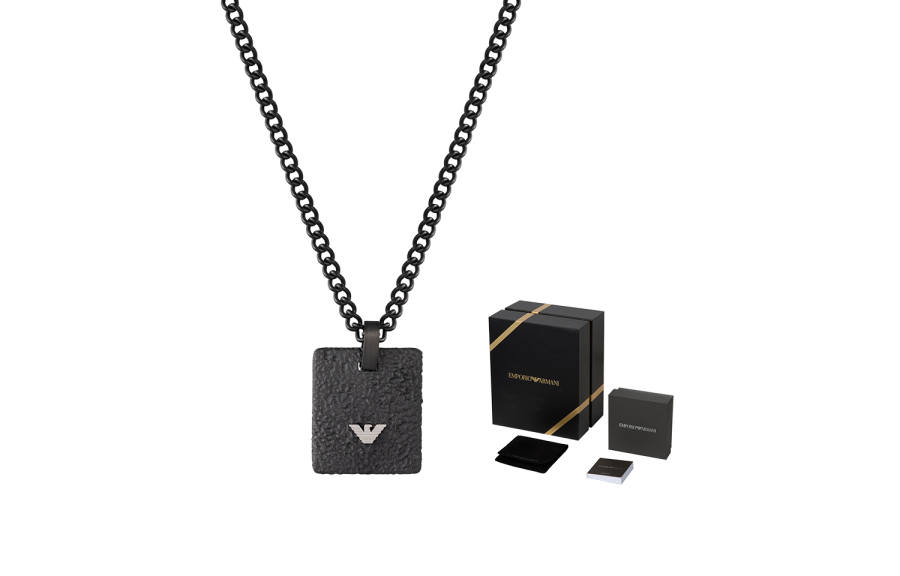 EMPORIO ARMANI Stainless Steel Necklaces Men's