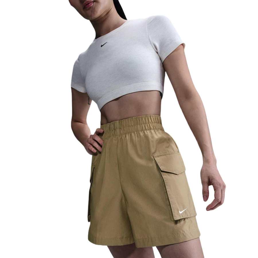 Nike Nike Sportswear Essentials Swoosh Cargo Shorts Women's Umber
