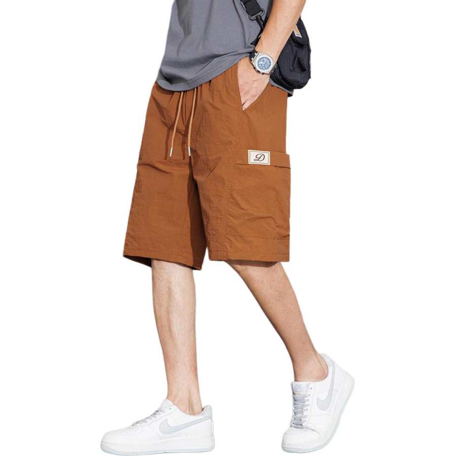 Tonlion Casual Shorts Men's Khaki