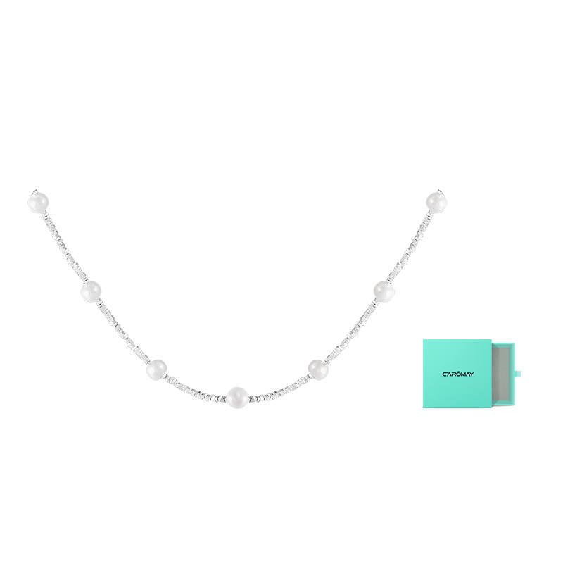 CAROMAY S925 Silver Necklaces Women's Silver