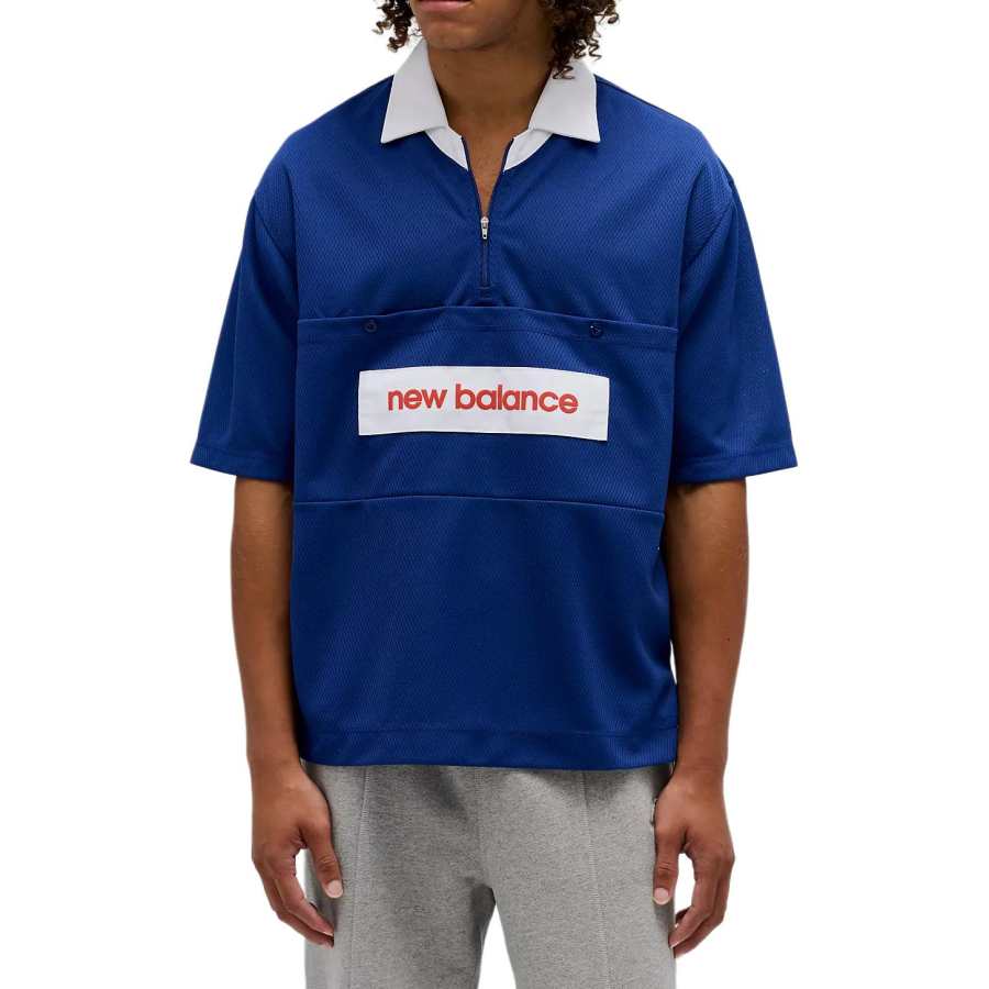 New Balance New Balance logo detail polo shirt