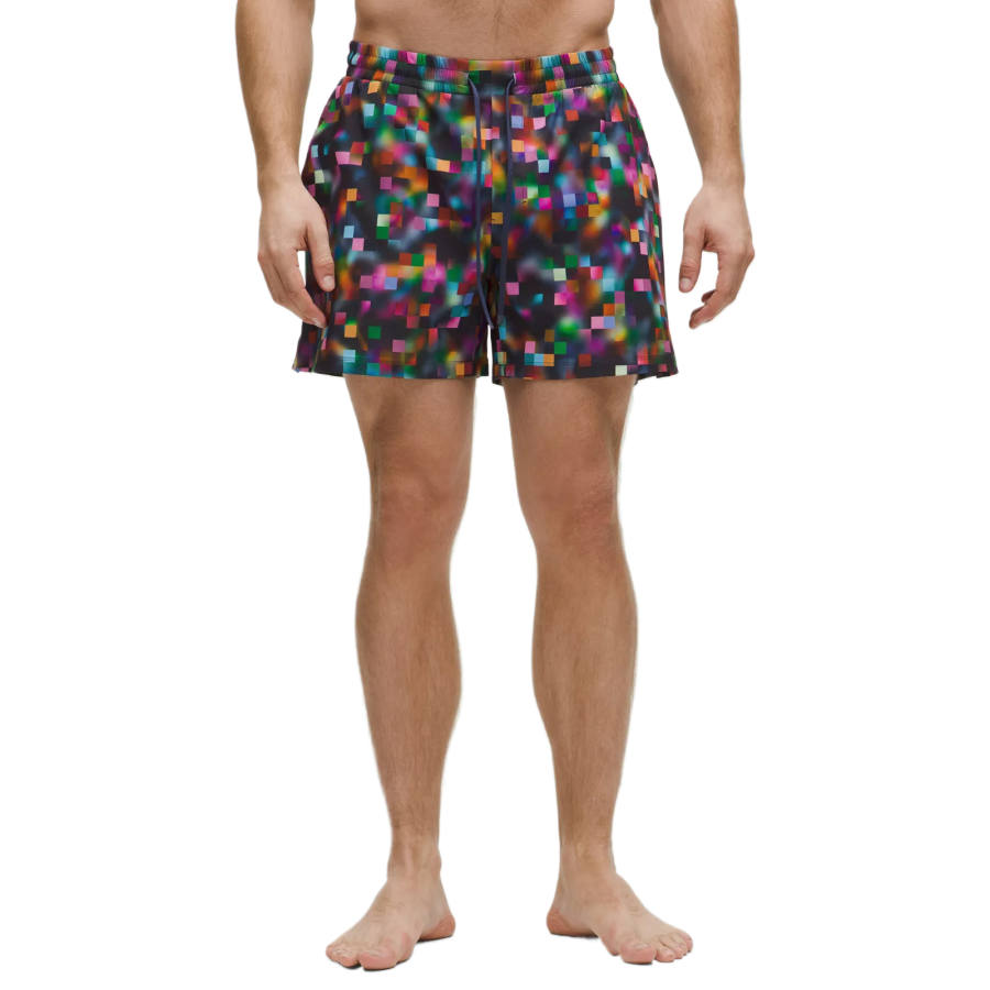 Lululemon Sports Shorts Men's Rainbow Pixel