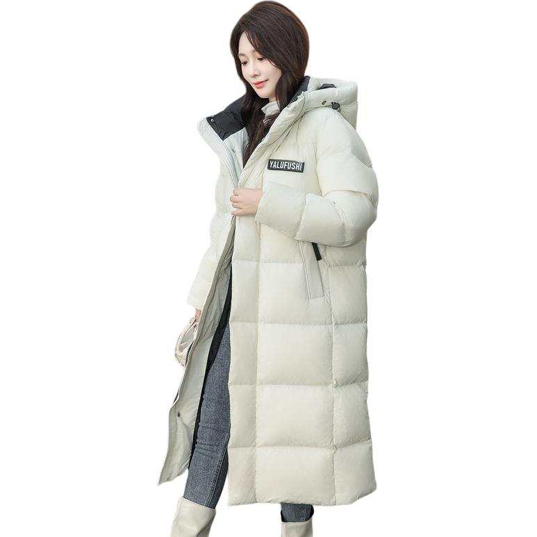 YALU Down Jackets Women's Hooded Thickened