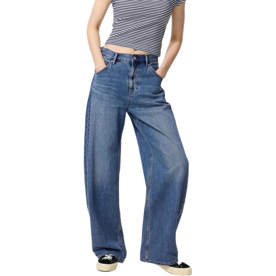UNIQLO Jeans Women's Sea Blue Moderate Other