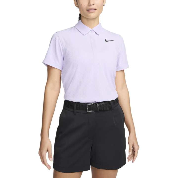 Nike Nike Polo Shirts Women's Pink Polo Collar Moderate Straight Fit