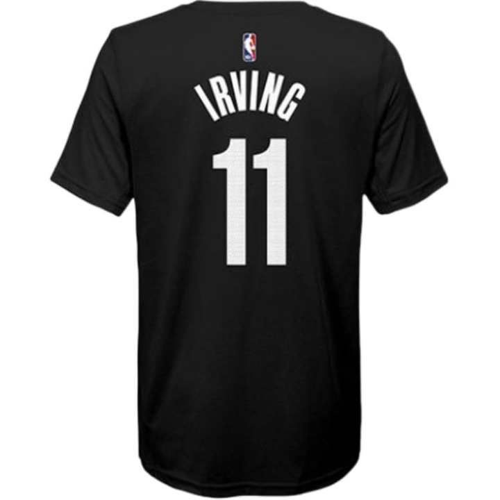Nike Nike T Shirt Nets, Irving Size 11 Black Kids'
