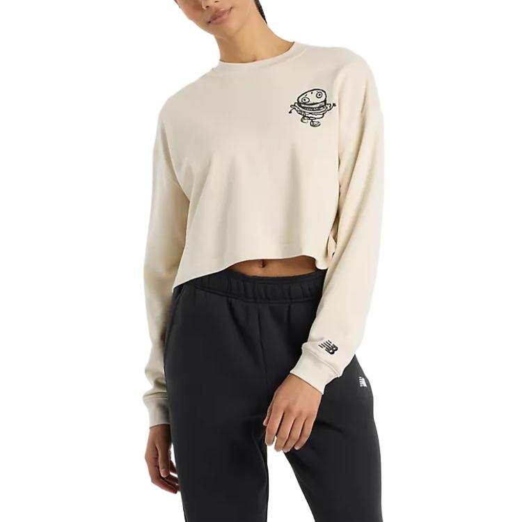 New Balance New Balance RBC Brooklyn HalfGraphic Sweatshirt Women's Beige
