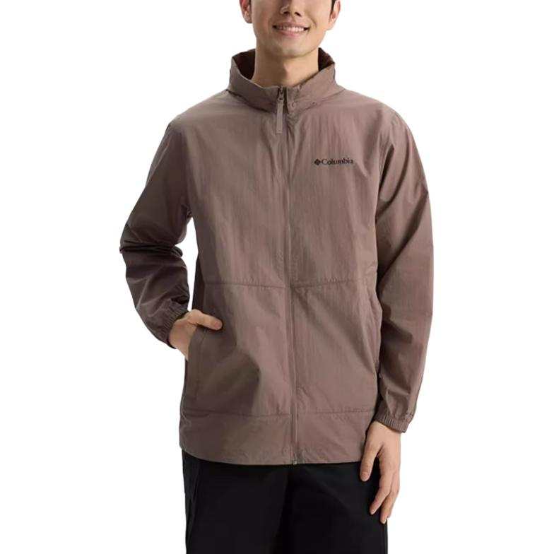 Columbia Breathable And Quick Dry Abrasion Resistant UV Protection Cooling Sun Protection Clothing Men's Brown