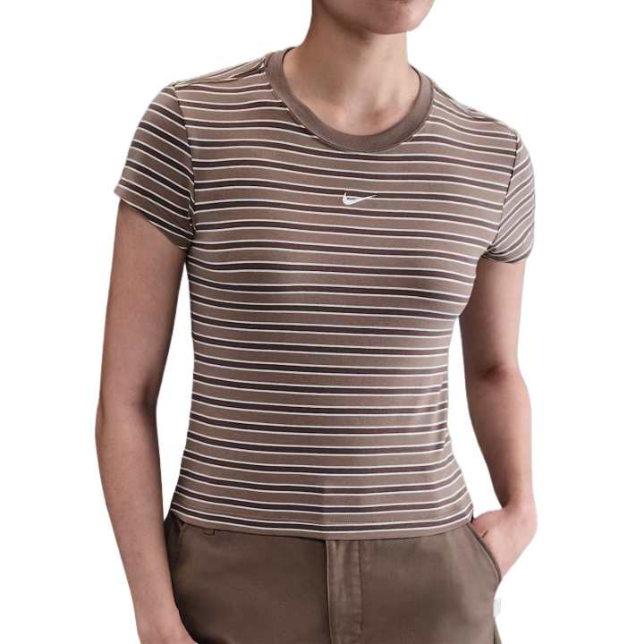 Nike Nike Sportswear Regular T Shirt Women's Mink Brown 233
