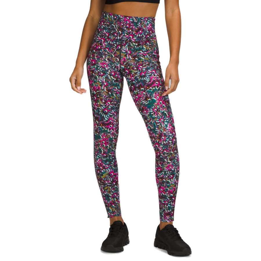 Lululemon Base Pace Sports Pants 28' Women's Floral Mixed Color