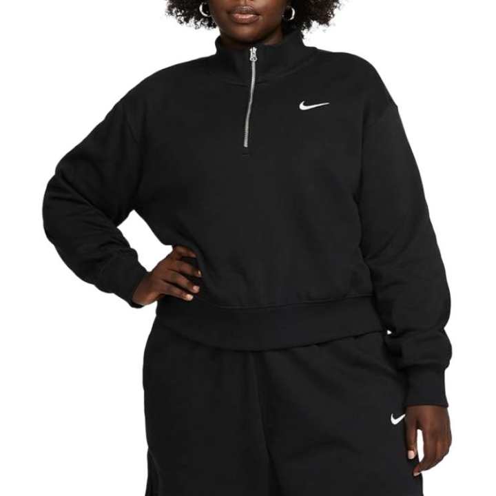 Nike Nike Sweatshirts Women's Black Stand Collar Moderate