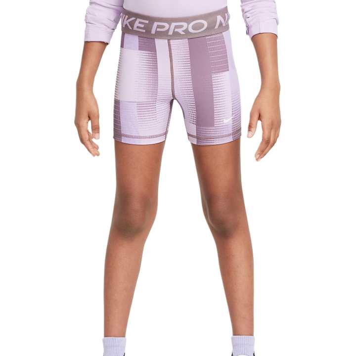 Nike Nike Pro Shorts Teenagers Hydrangea/Taupe/White