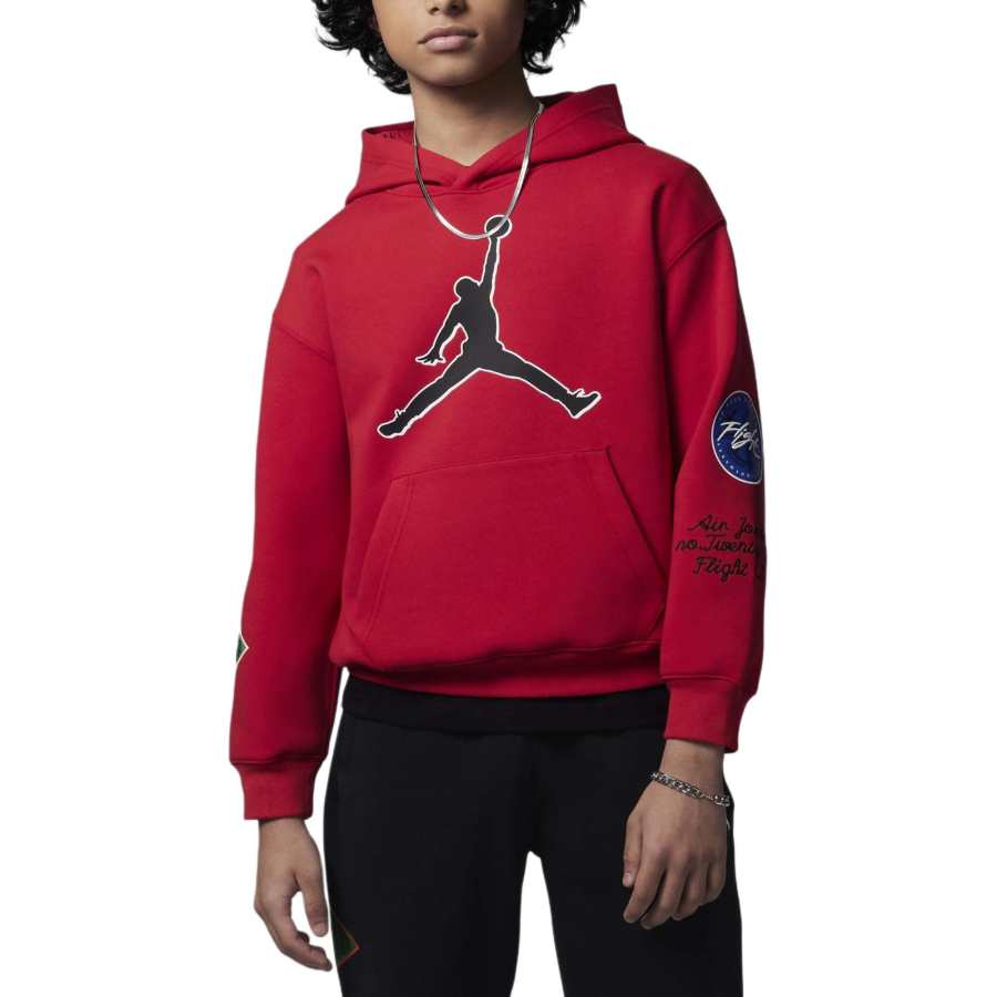 Jordan Jordan Sweatshirt AirFlight COURT Of LEGENDS Gym Red Teenagers