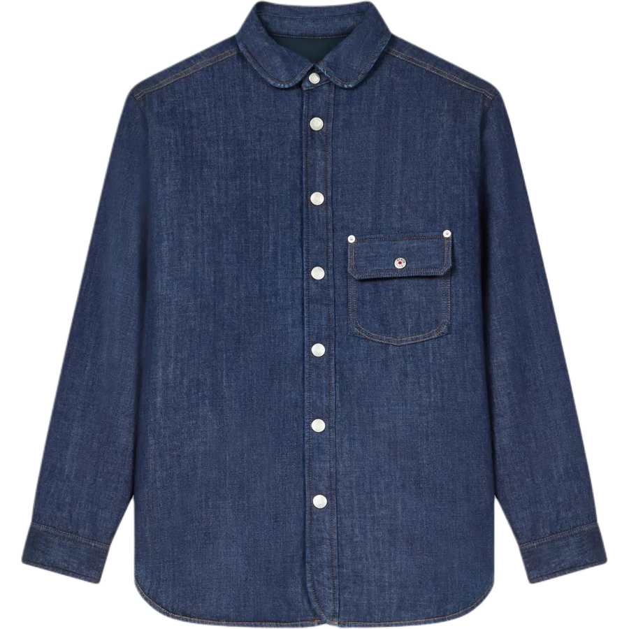 KENZO Padded Japanese Denim Overshirt