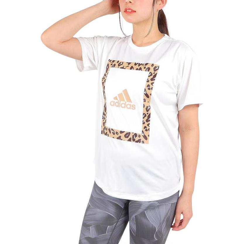 Adidas Adidas T Shirts Women's White Crew Neck Moderate Straight Fit