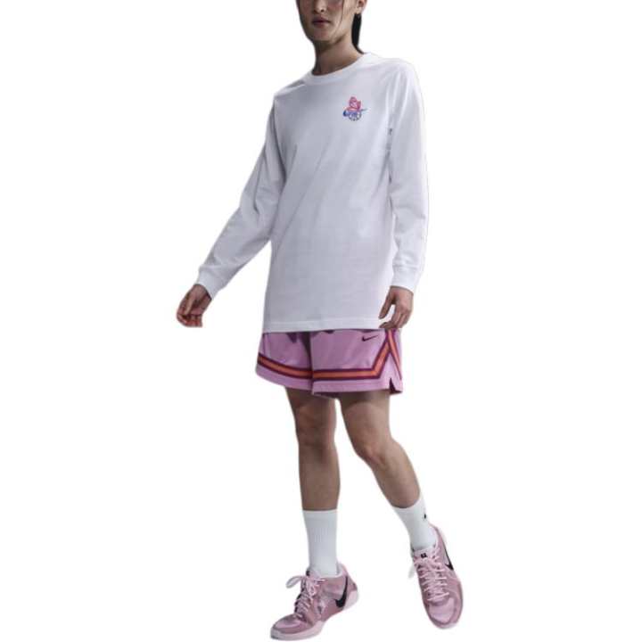 Nike Nike T Shirts Women's White 100 Crew Neck Moderate