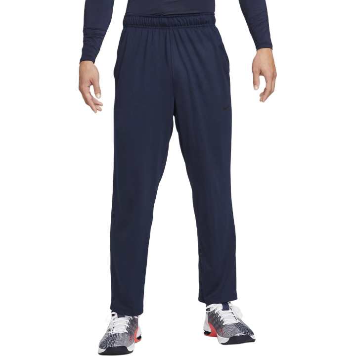 Nike Nike DRI FIT TOTALITY Open Hem Versatile Pants Knitted Sweatpants Men's Obsidian Color/Black